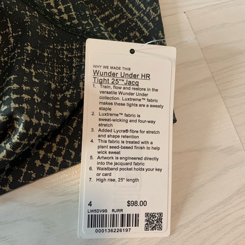 LULUEMON Wunder Under HR Tight